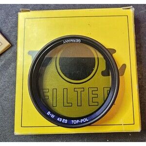 B+W 49ES Top-Pol Polarizing Filter Germany 49mm Extra Slim Vintage Camera Lens